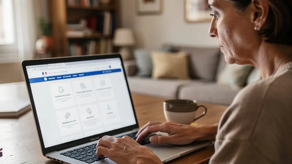 Propriétaire vérifiant la certification RGE d'un chauffagiste sur l'annuaire France Rénov